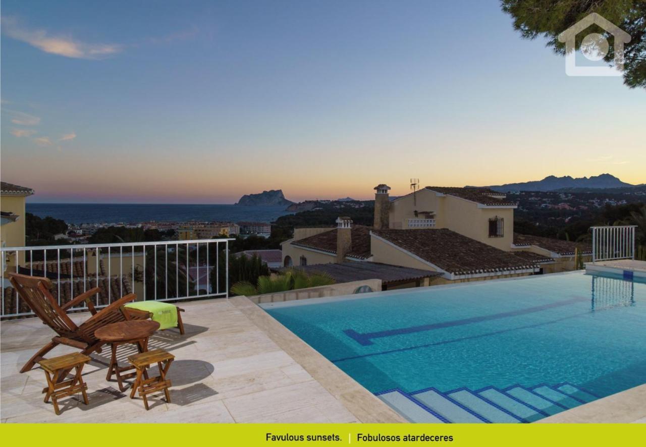 Solhabitat Sunny Hill Villa Moraira Exteriör bild